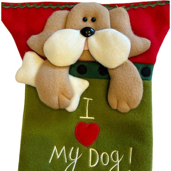 Christmas stocking for a doggie (NWOT) - Picture 4 of 5
